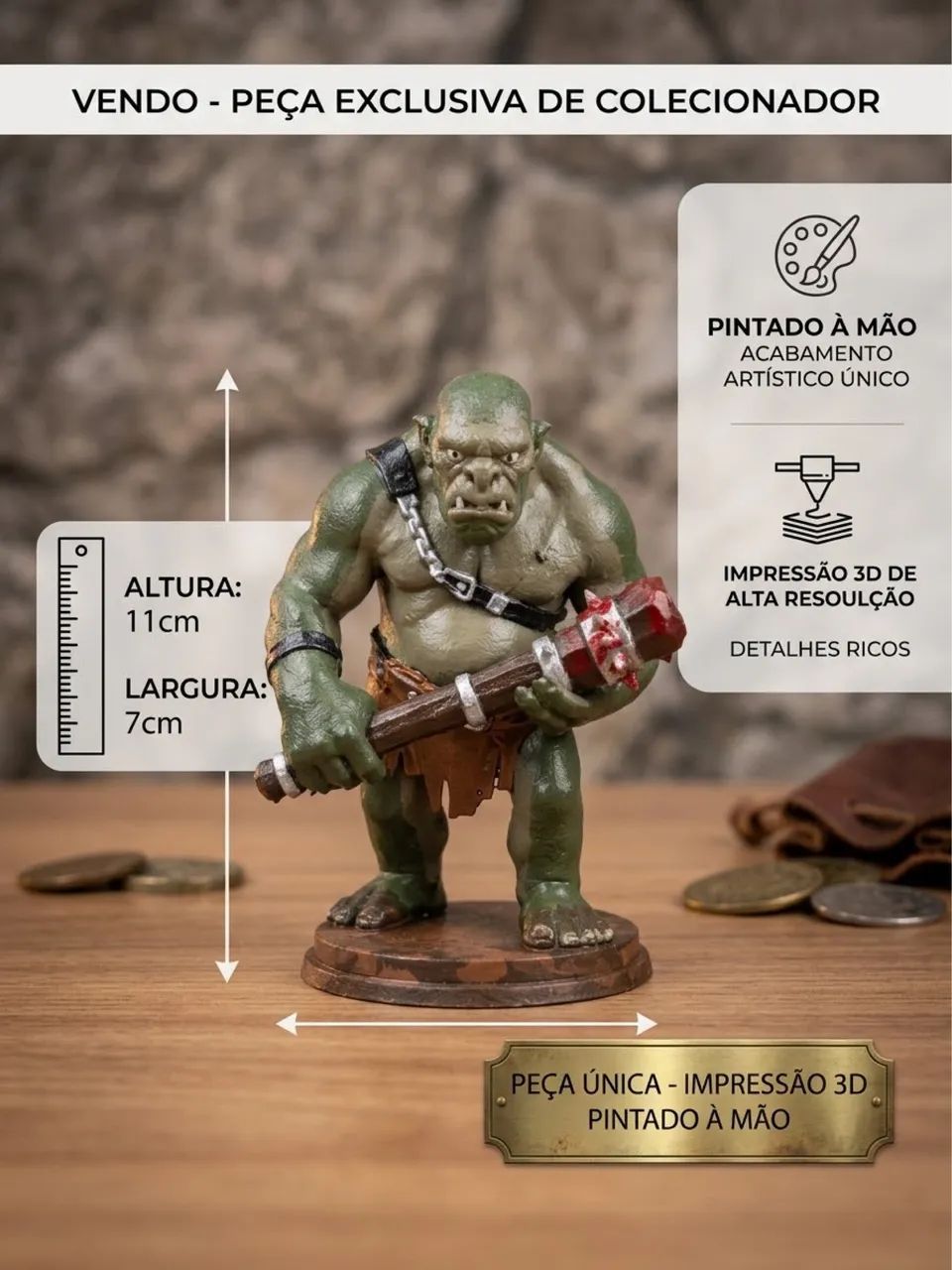 Ork em impressão 3D