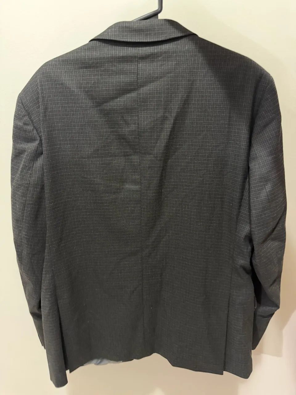 Blazer masculino cinza xadrez Dressmann - Foto 2