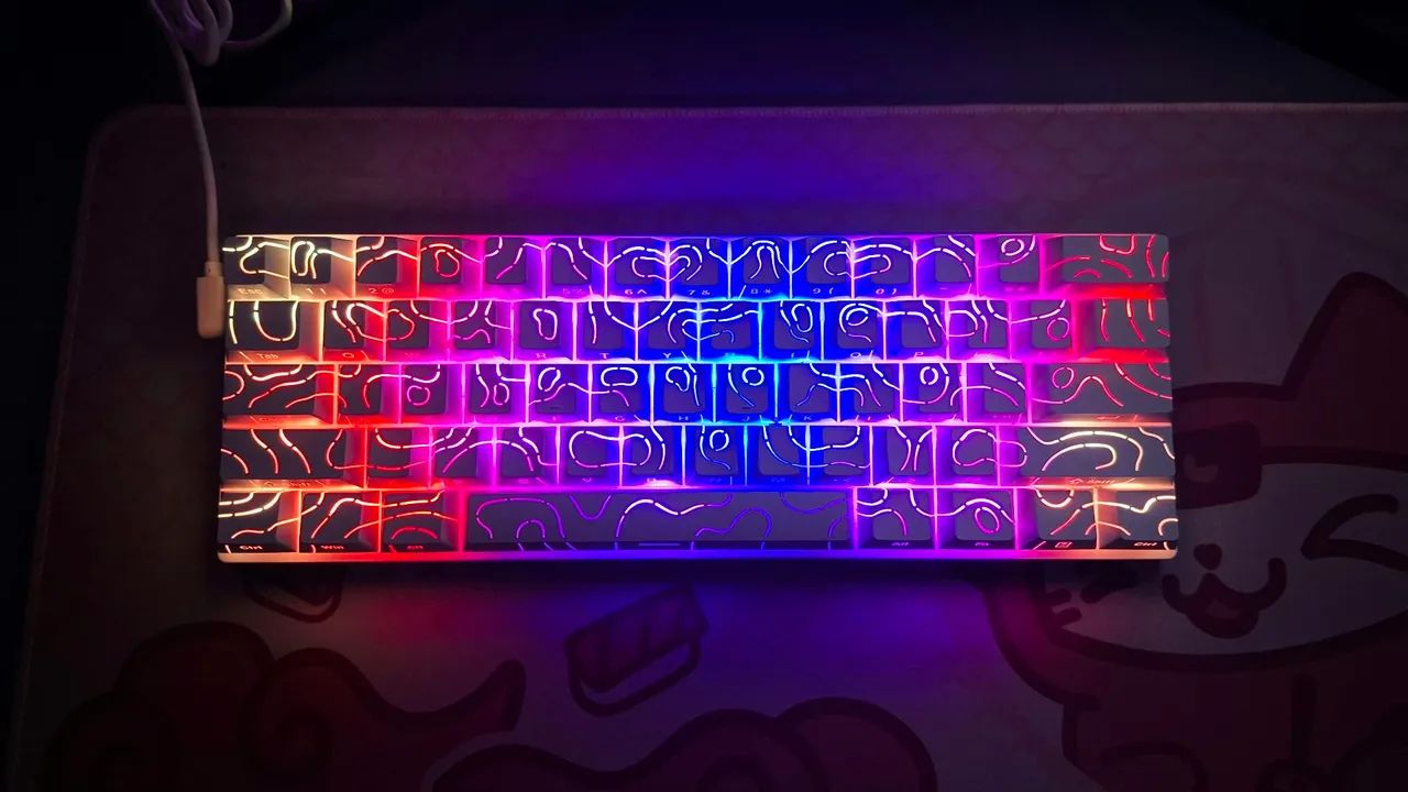 teclado mecânico machenike k500