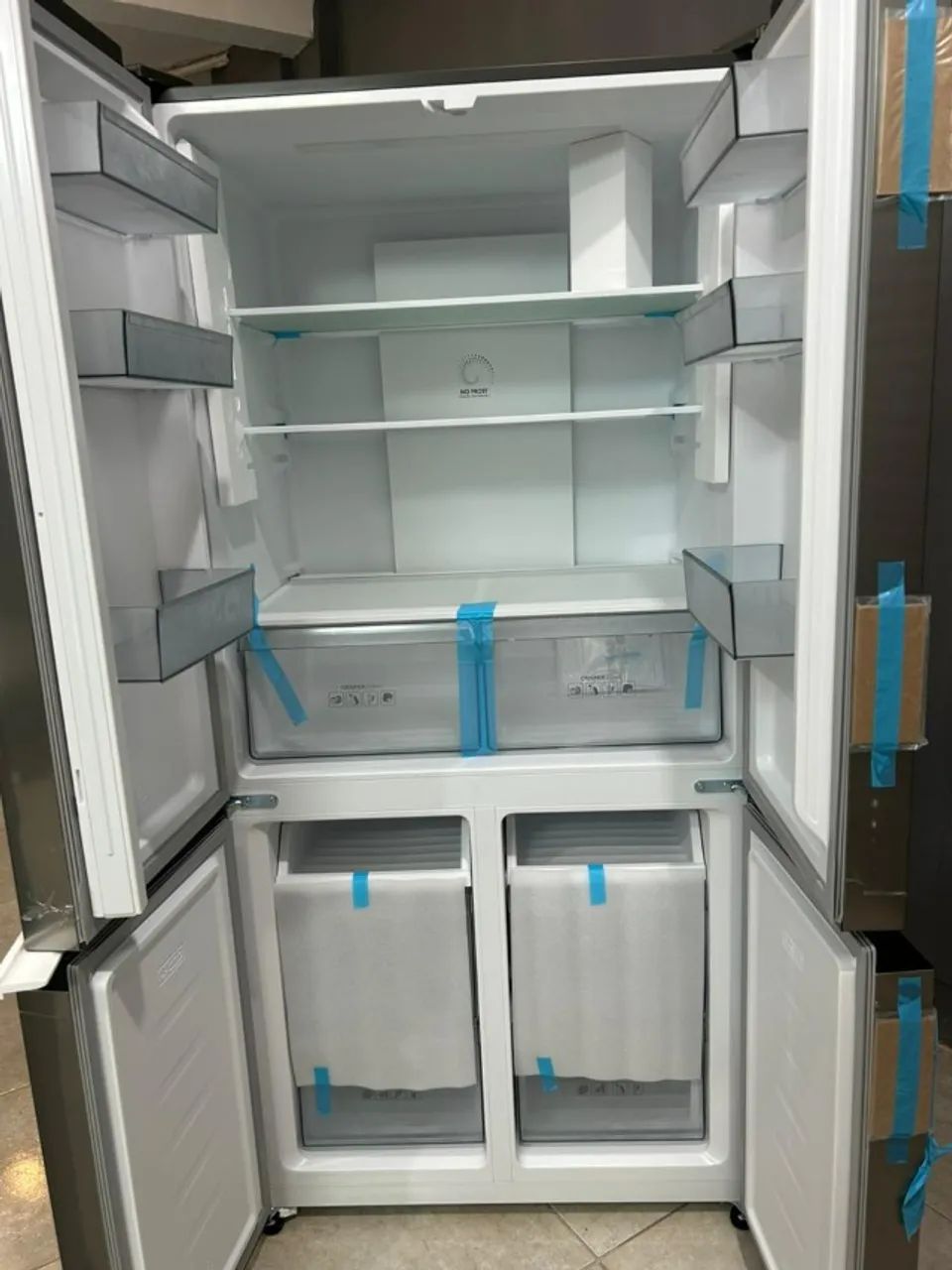 se 様 Geladeira Tcl Multidoor C516cdn Inverter Frost Free Twin Eco Inox