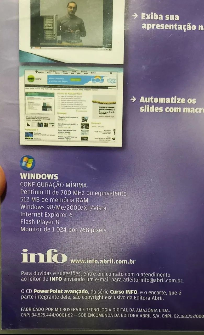 LOTE COM 03 (TRÊS) CD ROM CURSO INFO E INFO 2008 - Foto 5