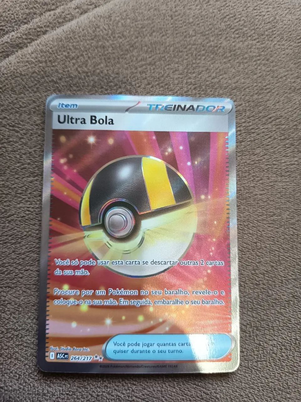 Carta Pokémon Ultra Bola