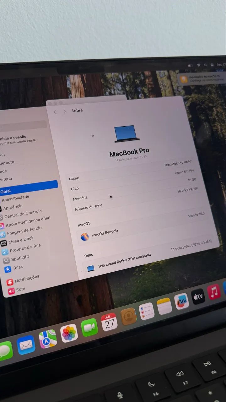 MacBook Pro 14 M3 18gb Ram 512gb Ssd impecável  - Foto 2