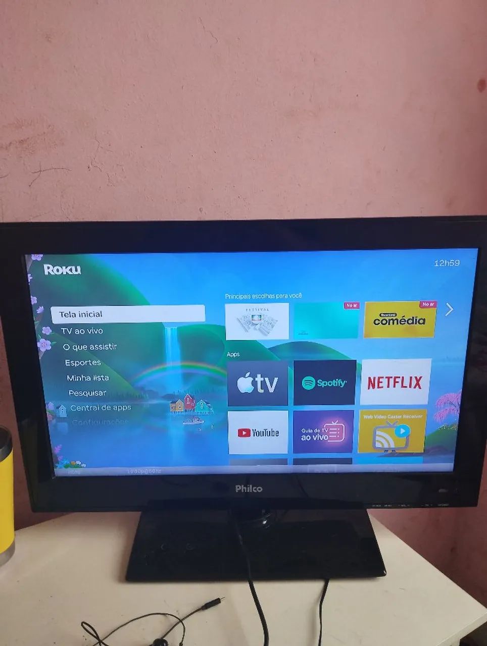 Vendo tv  Philco mais Roku express  - Foto 3