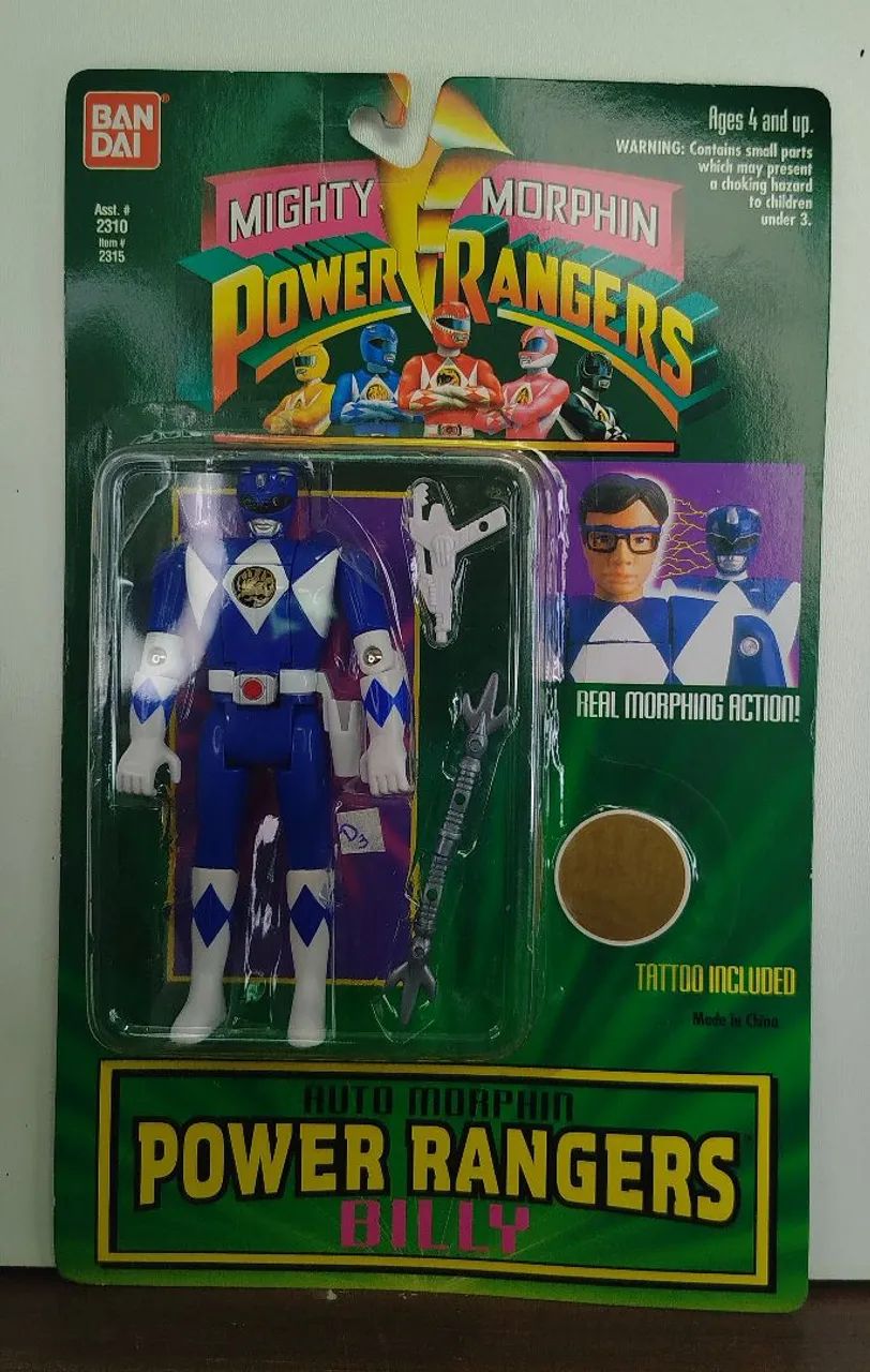 Migthy Morphy Power Rangers Bandai 1993 - Azul