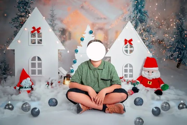 Casinhas de Mdf para cenário de Natal