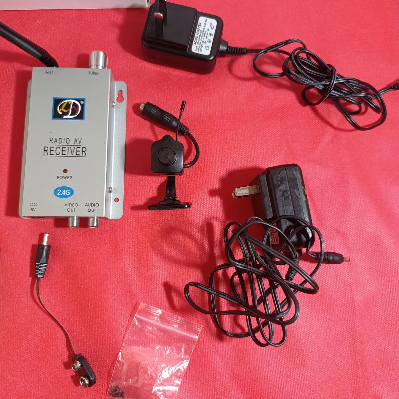 Câmera Sem fio + Receptor de Áudio e Vídeo com Caixa - Foto 4