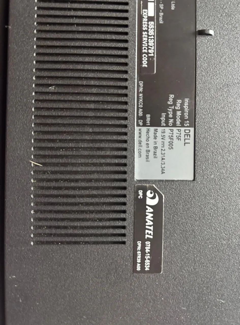 Notebook dell inspiron 15 p75 f - Foto 3