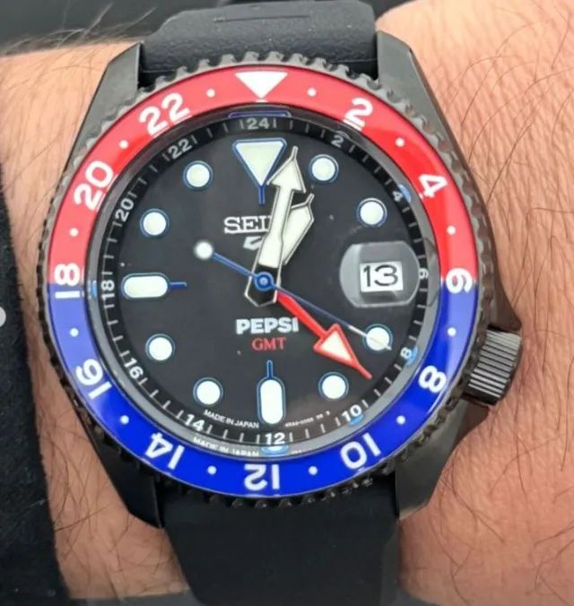 Seiko Pepsi GMT Edição Ltda - Foto 2