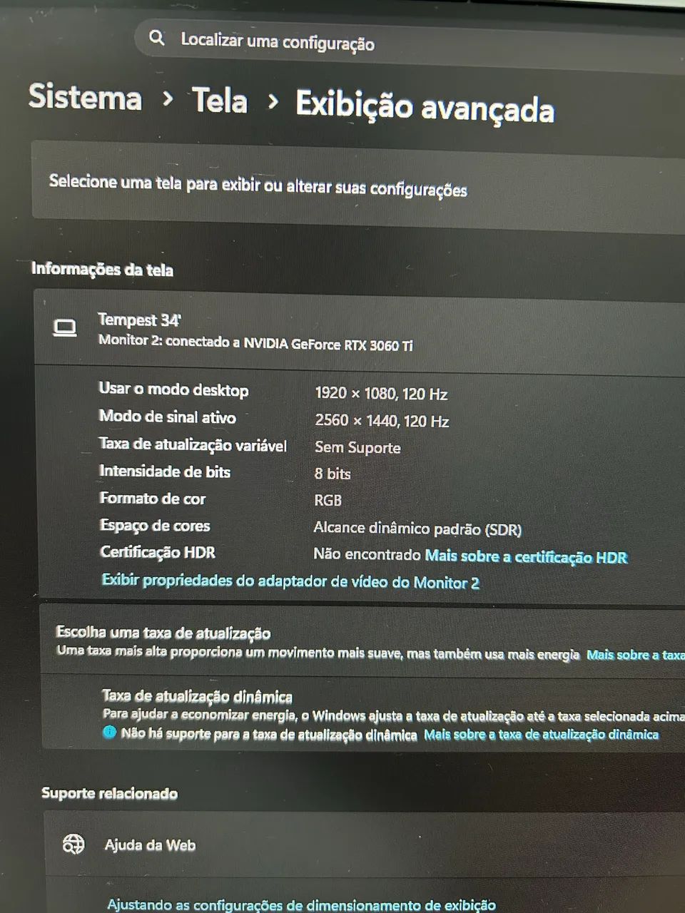 Monitor 120hz 34 - Foto 3