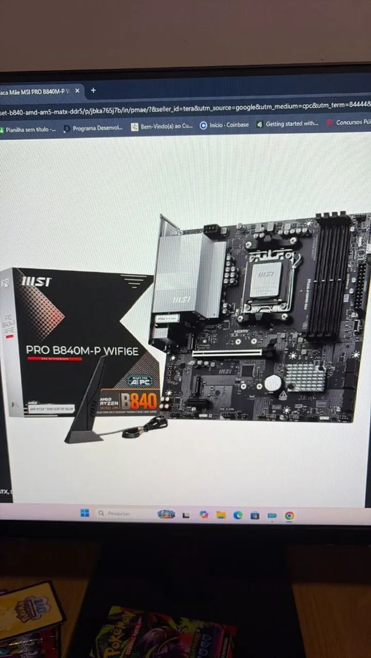 Placa mãe B840 Pro wi fi Msi - Foto 2