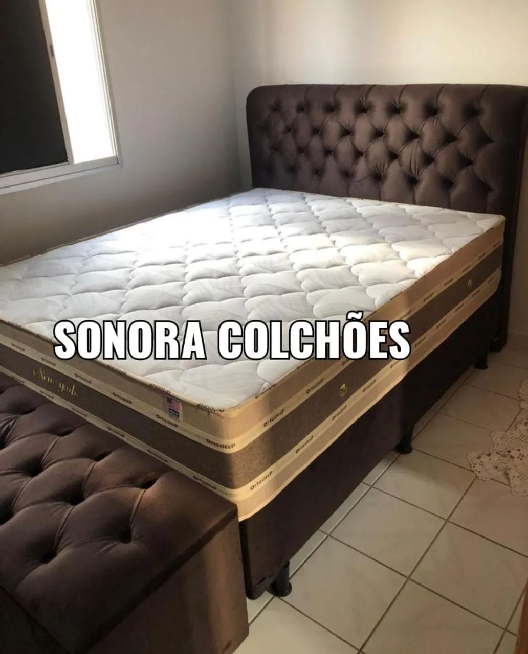 Conjunto casal completo molas ensacadas 