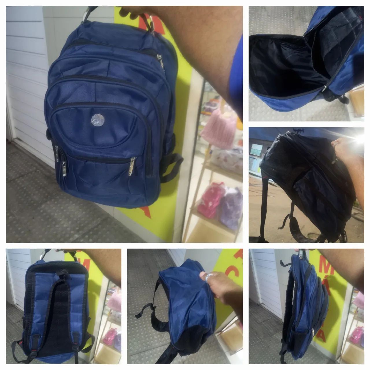 Mochila toda Boa. 