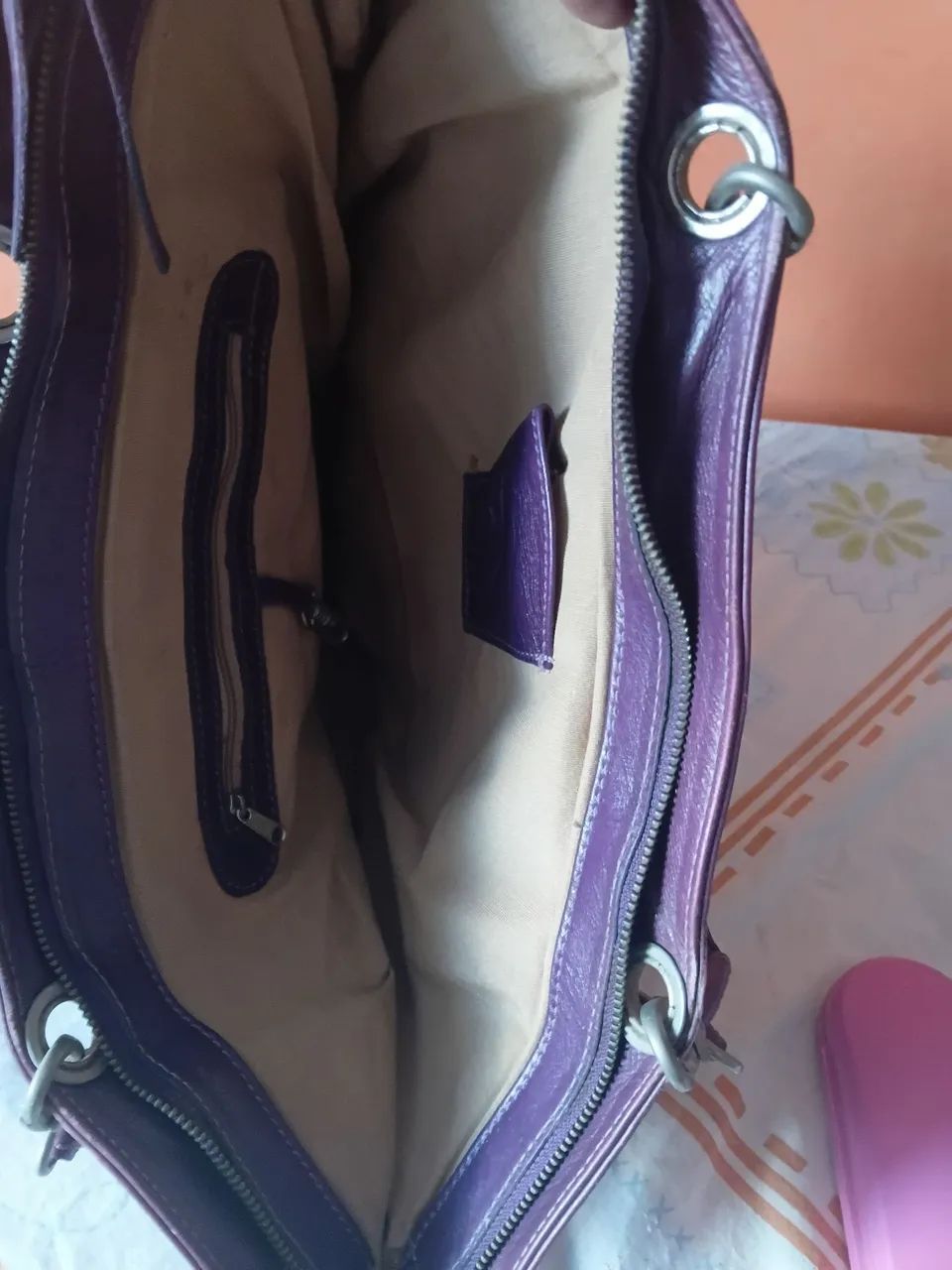 Bolsa couro.  - Foto 3