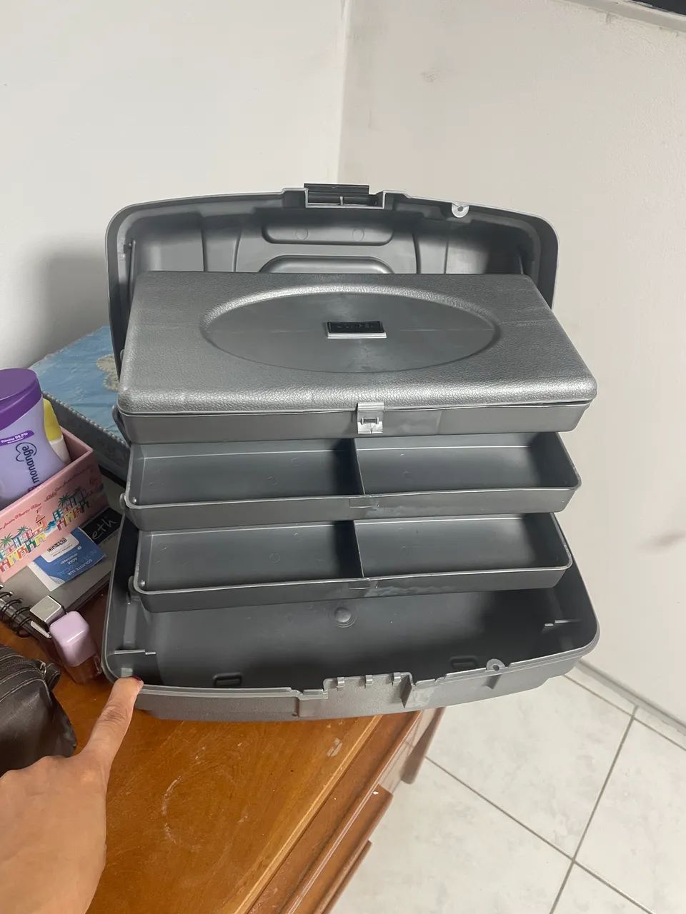 Maleta várias divisões  - Foto 3