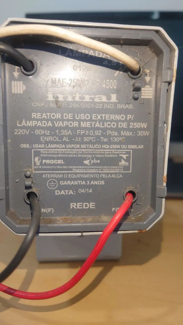 Reator vapor metálico externo 250w  - Foto 2