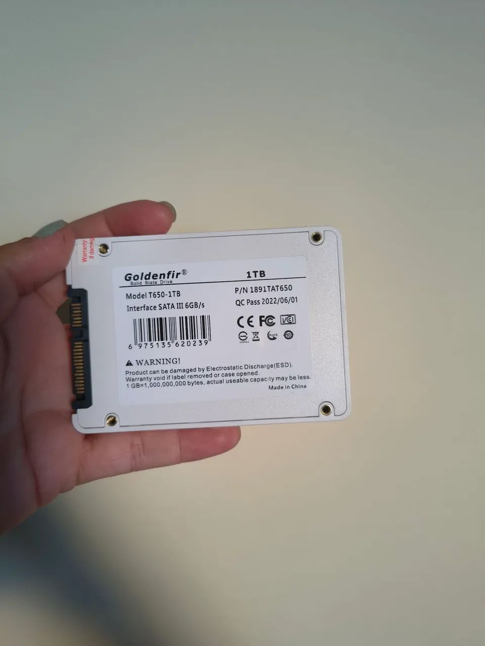 SSD SATA 1TB GOLDENFIR - Foto 2