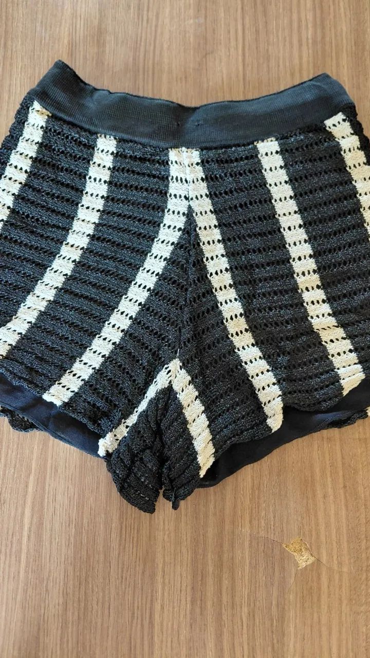 Short de tricô 