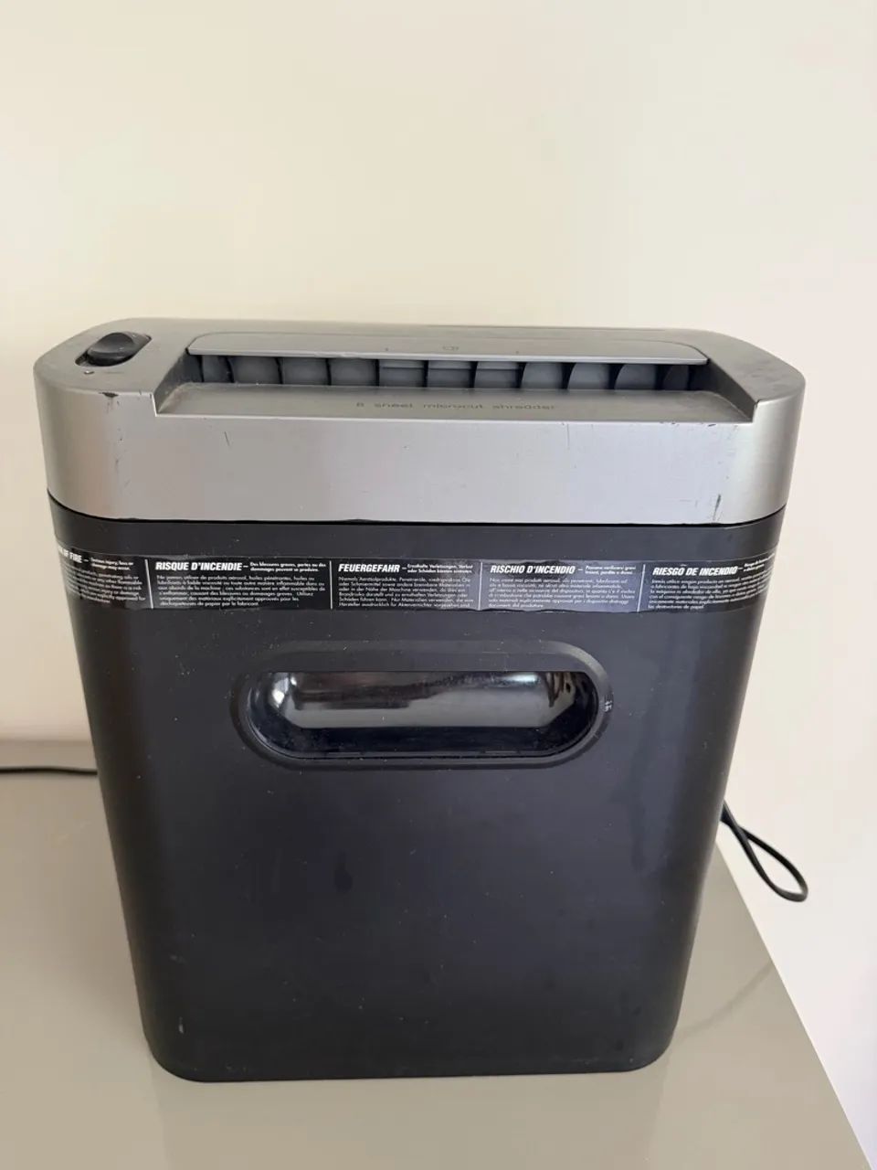 Máquina de cortar papel da Amazon