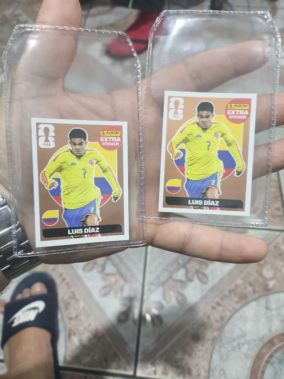 Figurinha EXTRA STICKER LEGEND Luiz Diaz BRONZE 