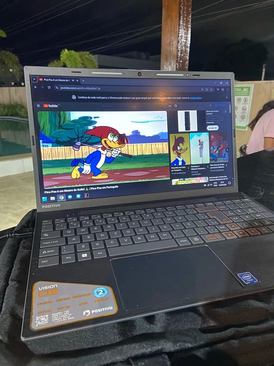 ? Notebook Positivo Vision C15 + brindes ? - Foto 3