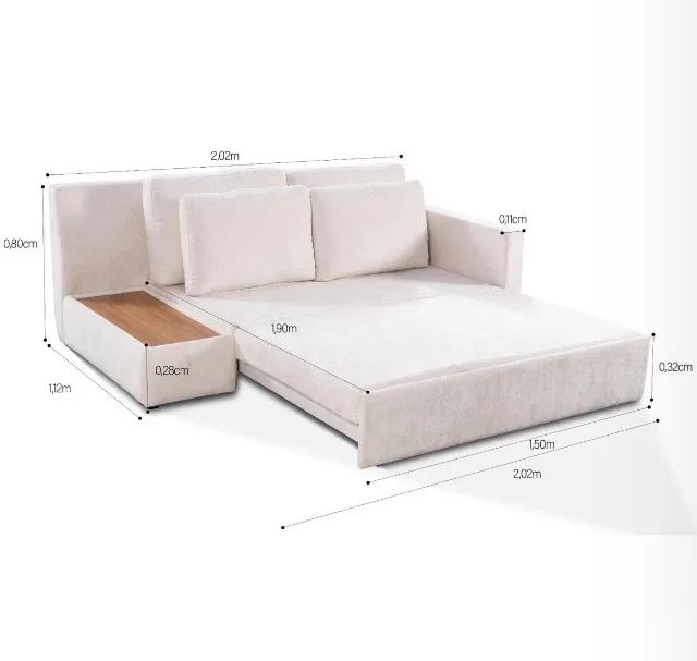 Sofá-Cama Verona Prime 2,02 m - Foto 3