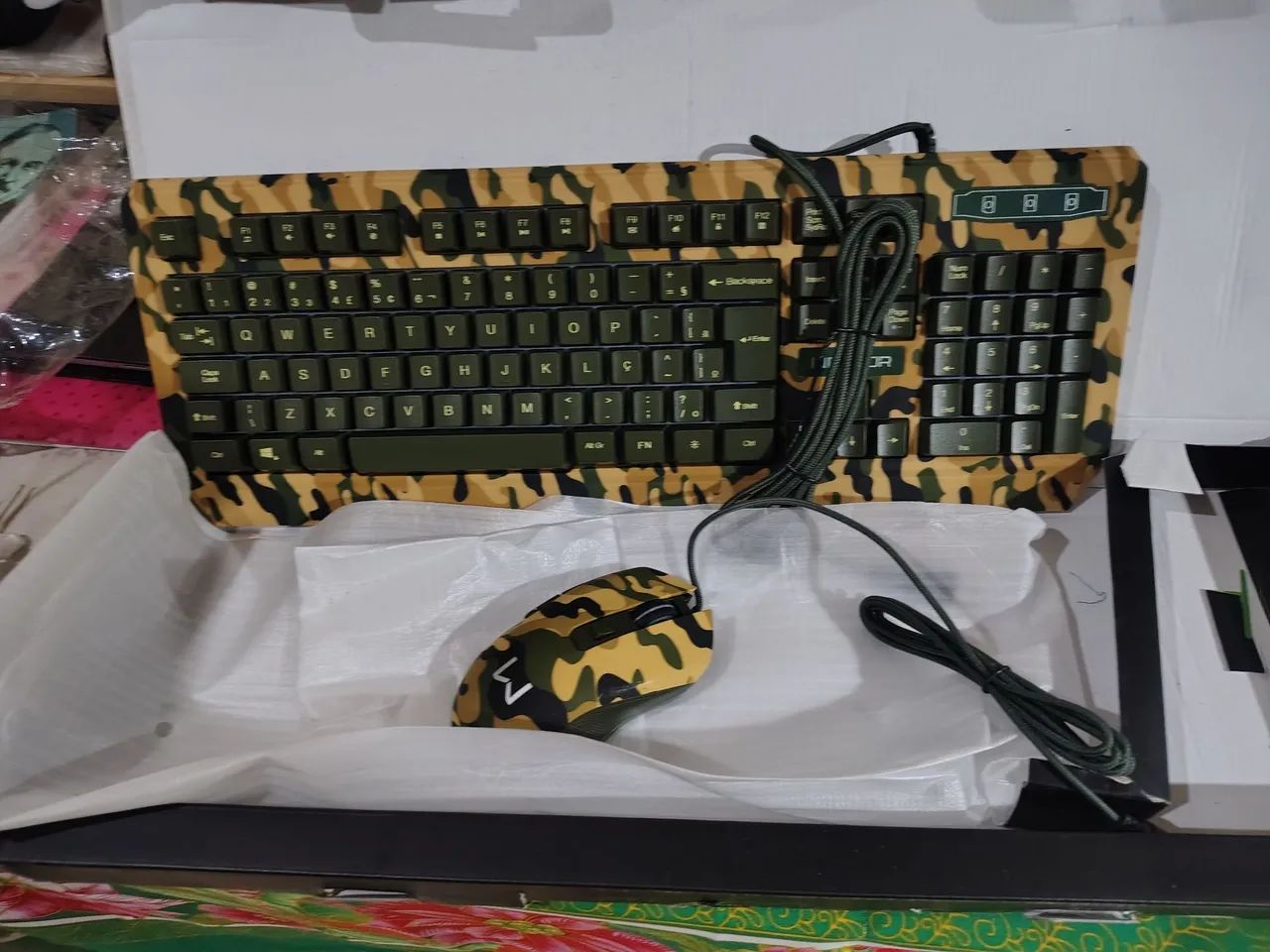 Kit teclado e mouse Gamer 