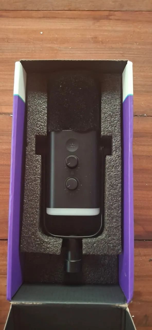 Microfone Gamer Fifine AM8 Ampligame,USB, RGB, Preto - Foto 3