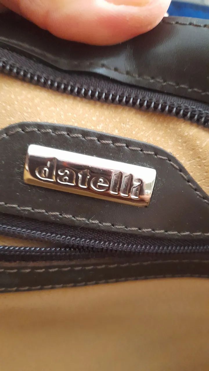 Pasta Datelli Em Couro legítimo/ Vintage. - Foto 5