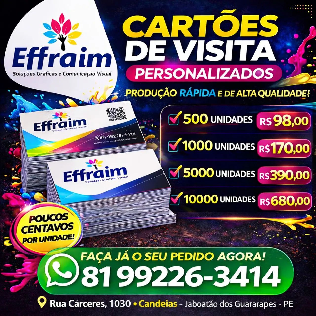 Cartões de visita 