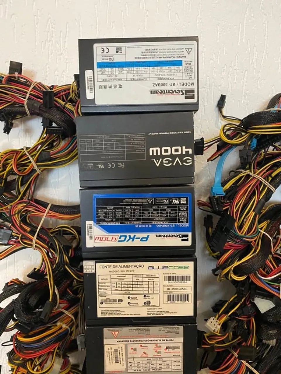 lote com 20 fontes pc real acima de 450 watts oportunidade! - Foto 4