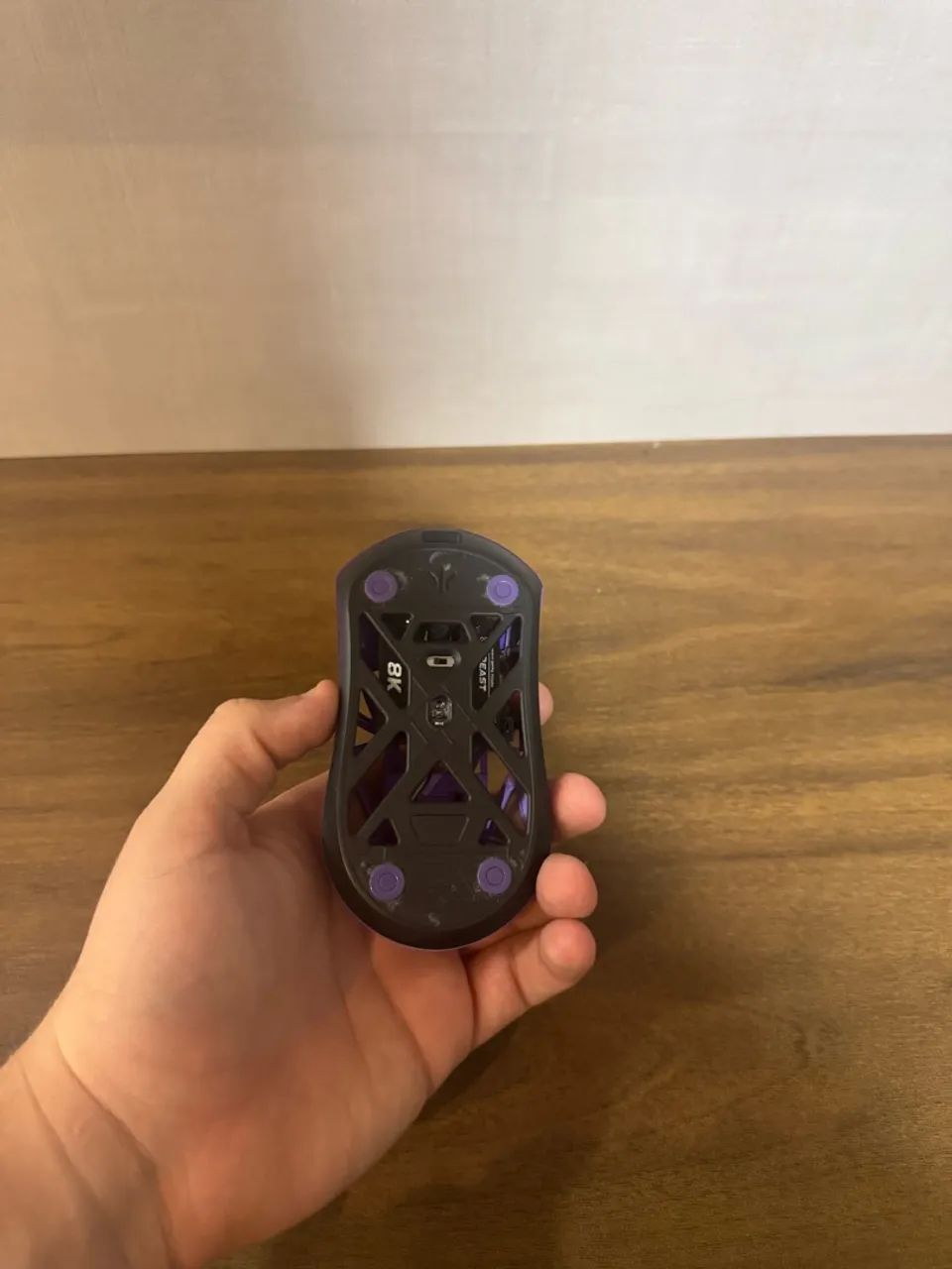 Wl mouse beast X max 8k hz Roxo - Foto 5