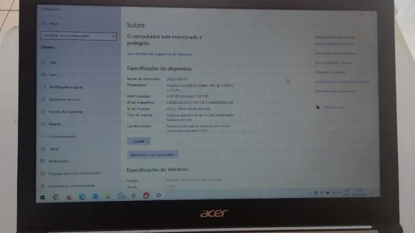 ACER ASPIRE A515 51G 58VH - Foto 4