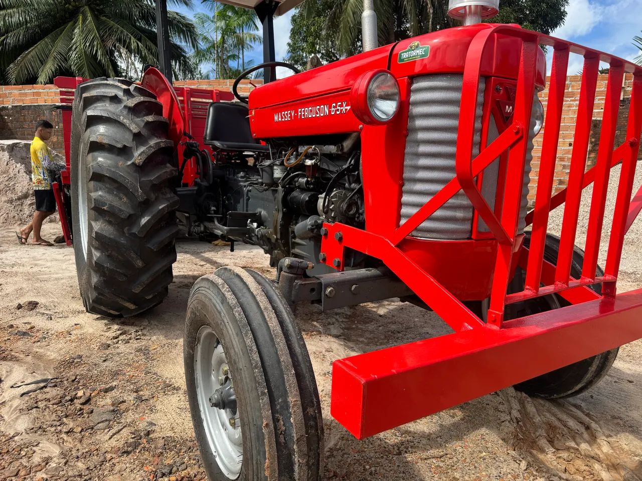 Trator massey ferguson 65x anúncio real  - Foto 6