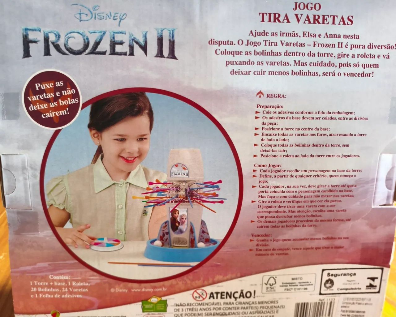 Jogo Tira Varetas Frozen II - Foto 4