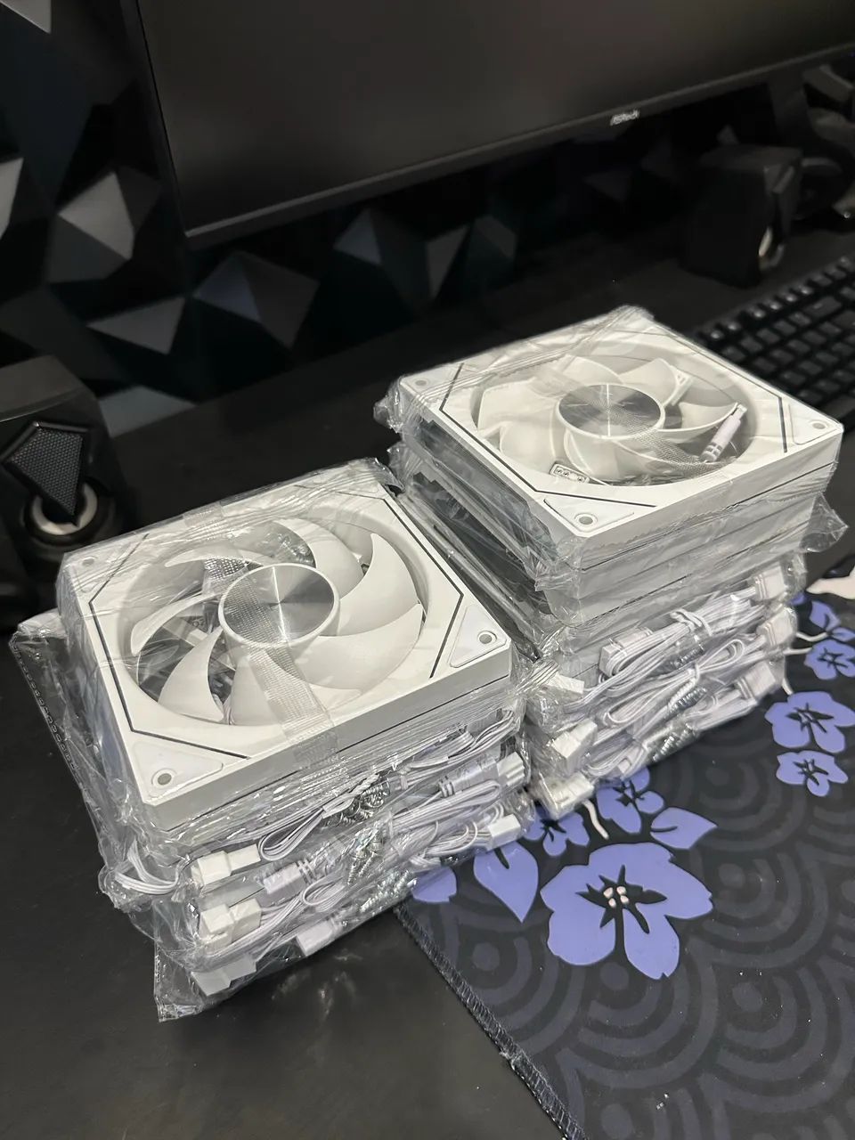 Kit 9 Fans ARGB (Foward + Reverso)