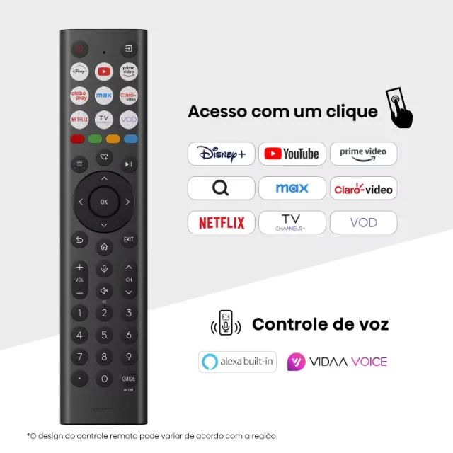 Smart TV Hisense 55 Polegadas QLED 4K Nova Somos Loja - Foto 5