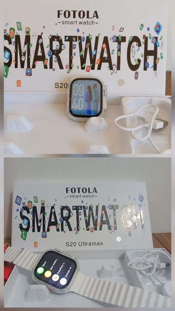 SMARTWATCH ULTRA COM PULSEIRA EXTRA  - Foto 3