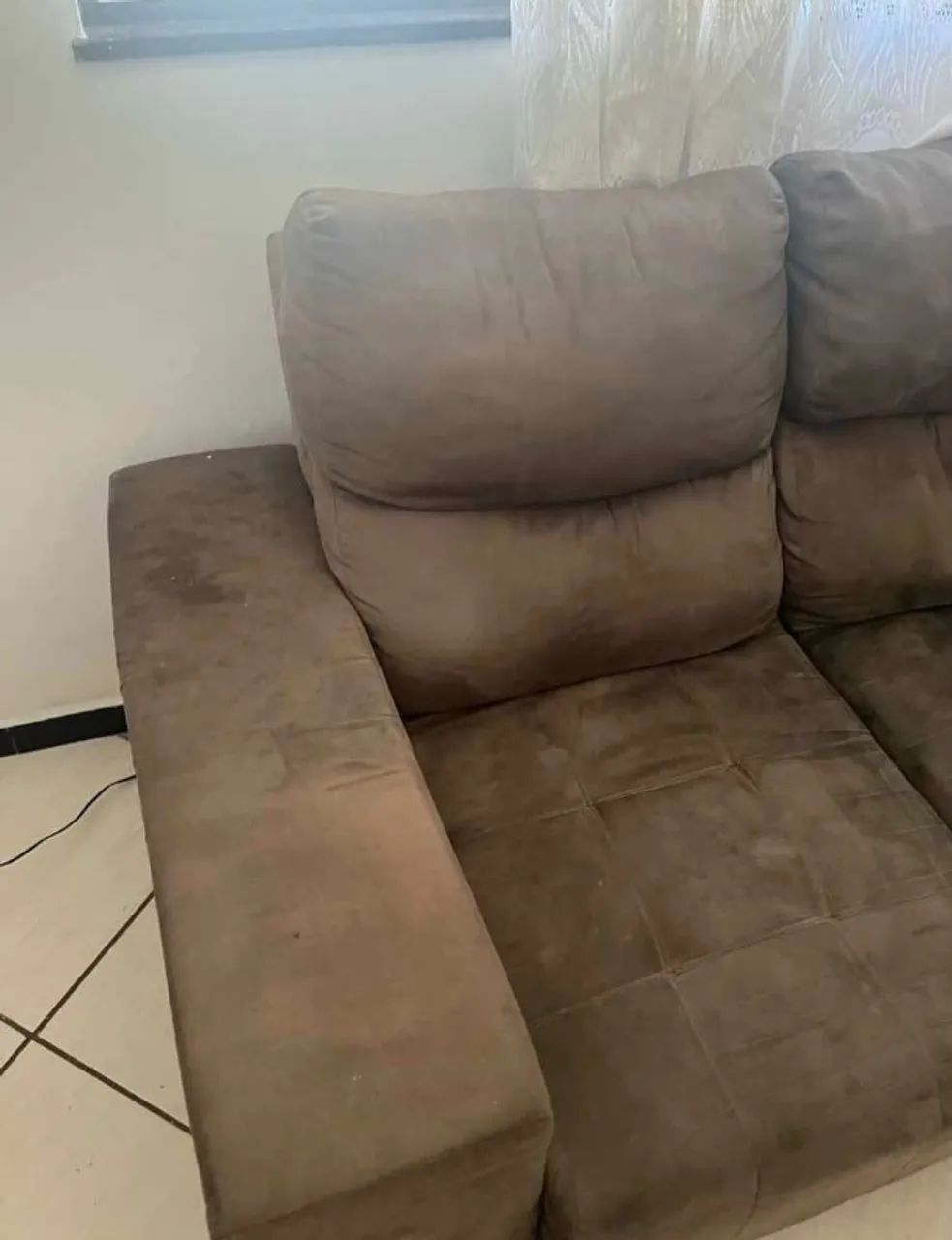 Sofá Retrátil e Reclinável 3 Lugares Marrom - Preço de Oportunidade - Foto 2