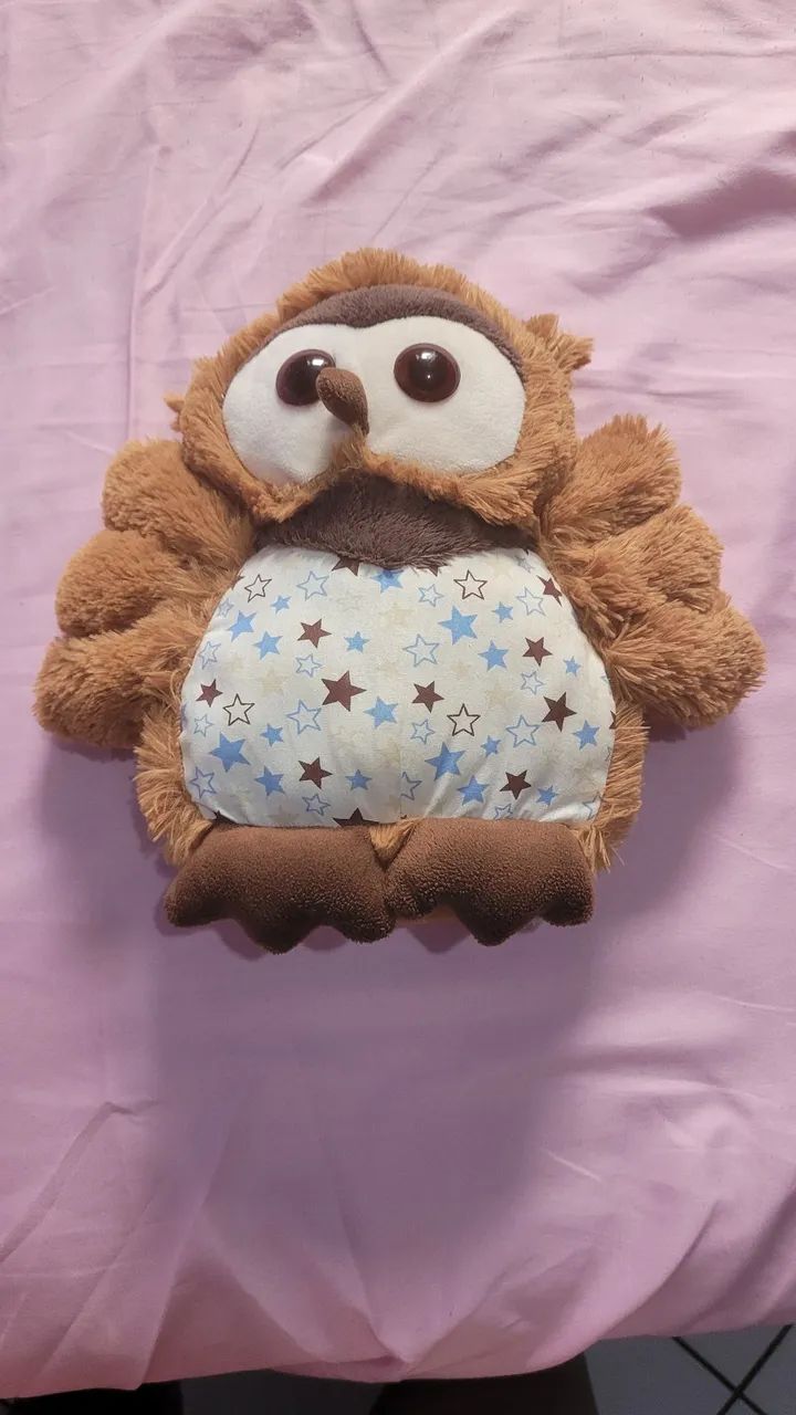 Coruja de pelucia COM BRINDE