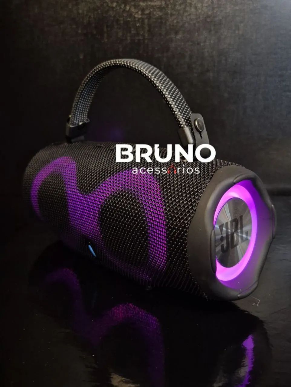 Caixa de som wireless charge 6 com RGB-som estéril e Alça de transporte  - Foto 3