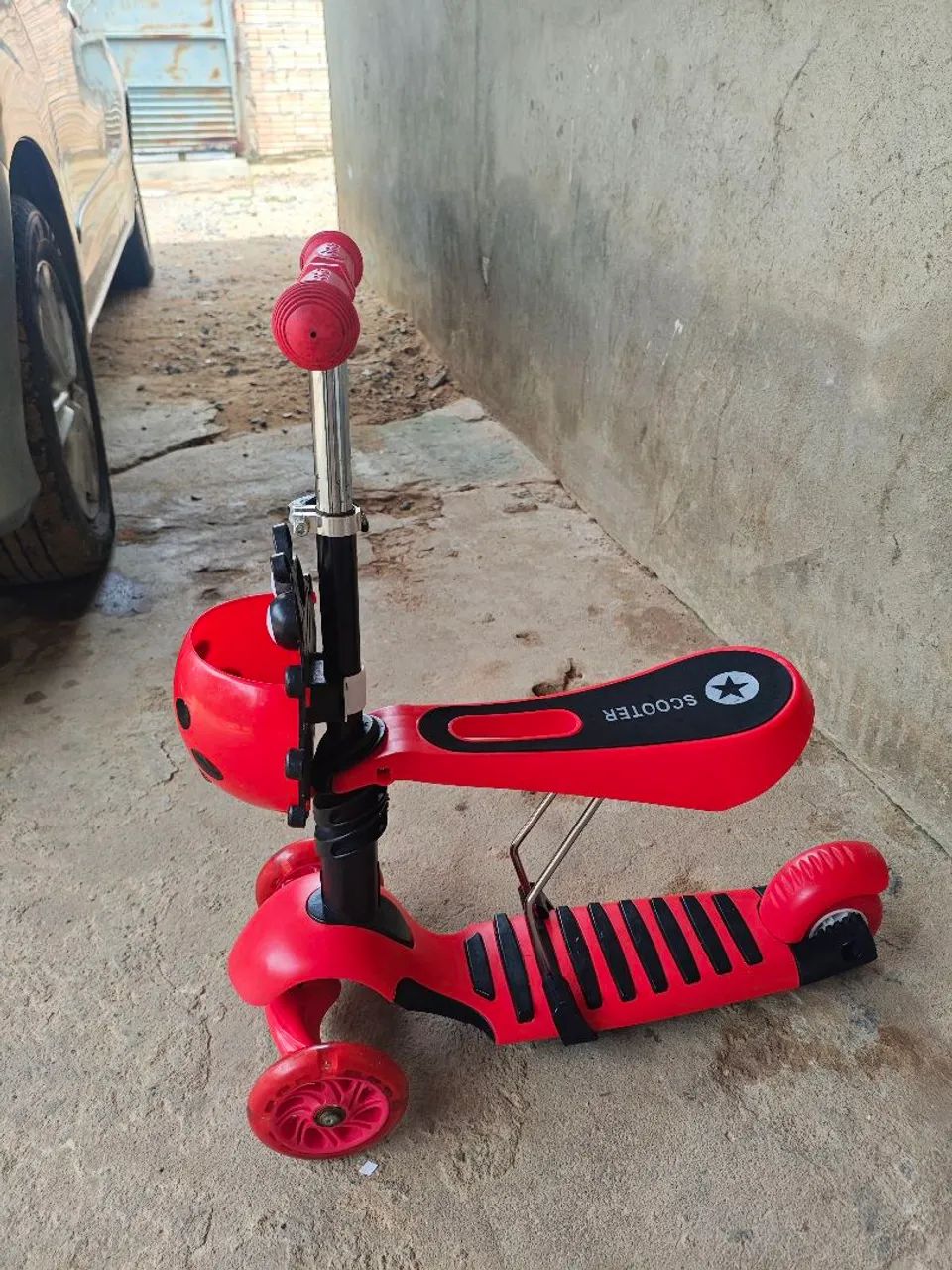 Patinete scooter joaninha