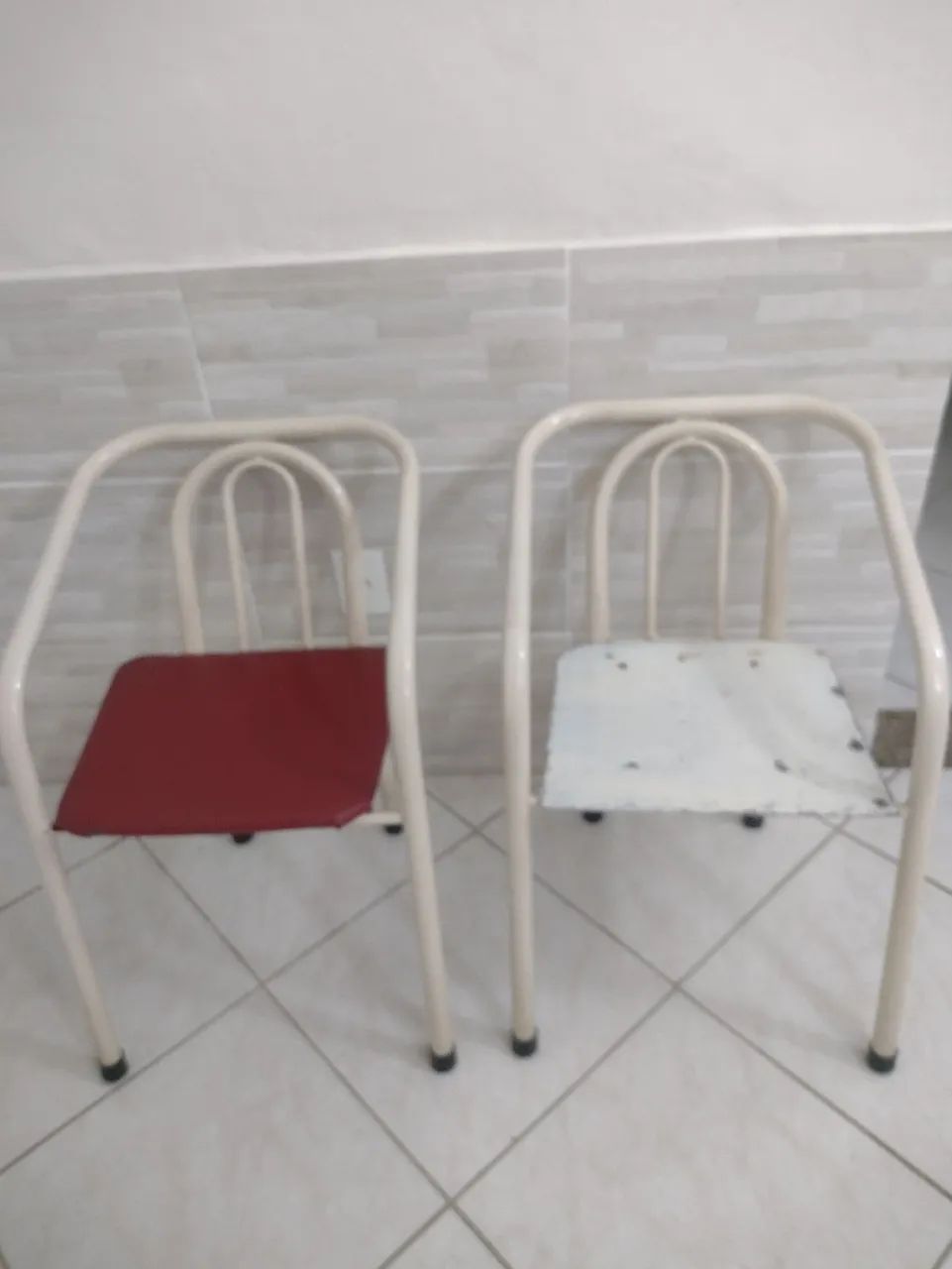 Vendo Cadeiras de aço  - Foto 2