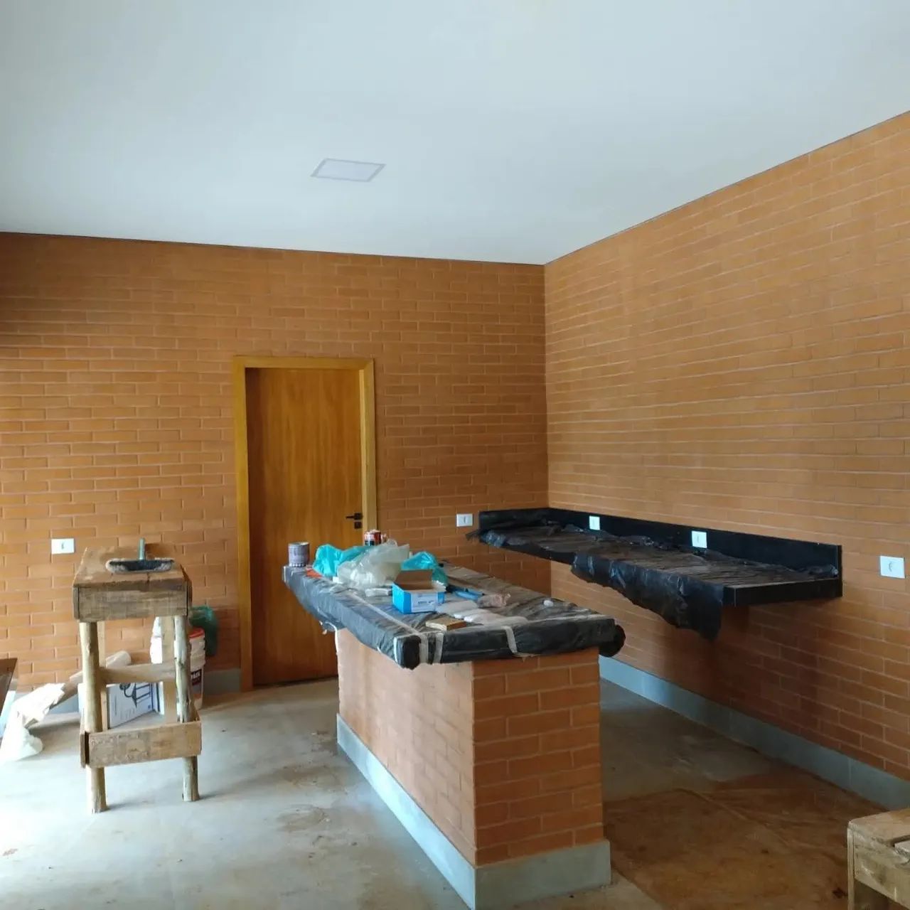 Casa em tijolos ecológico 