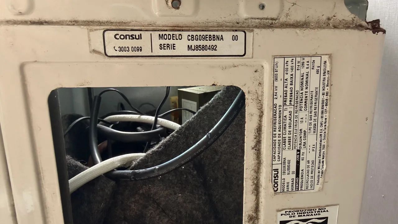Ar condicionado Cônsul sem a placa da condensadora - Foto 3