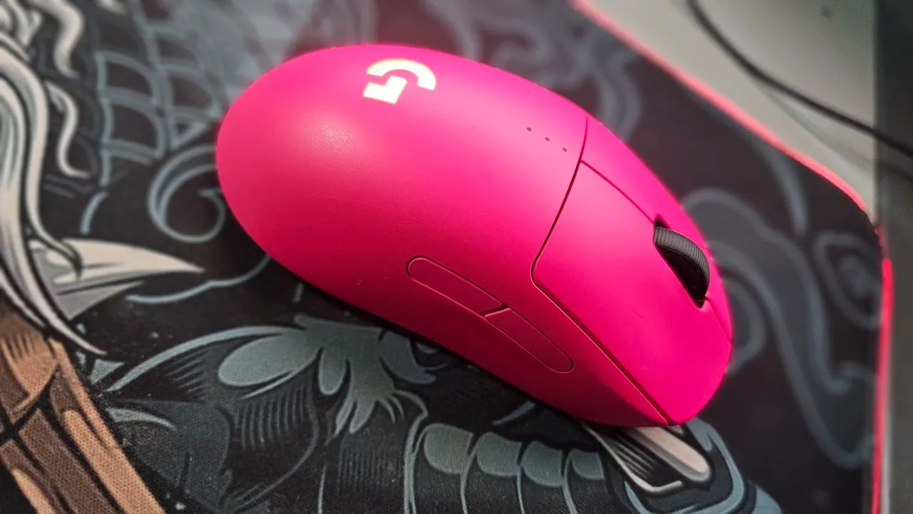 Mouse logitech G Pro 2 Lightspeed magenta.  - Foto 5