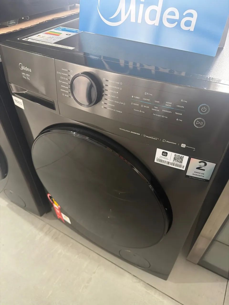 LAVA E SECA MIDEA 11KG TITANIUM CONECTADA  - Foto 2