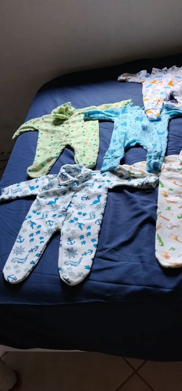 Saída maternidade e macacão novos  - Foto 4