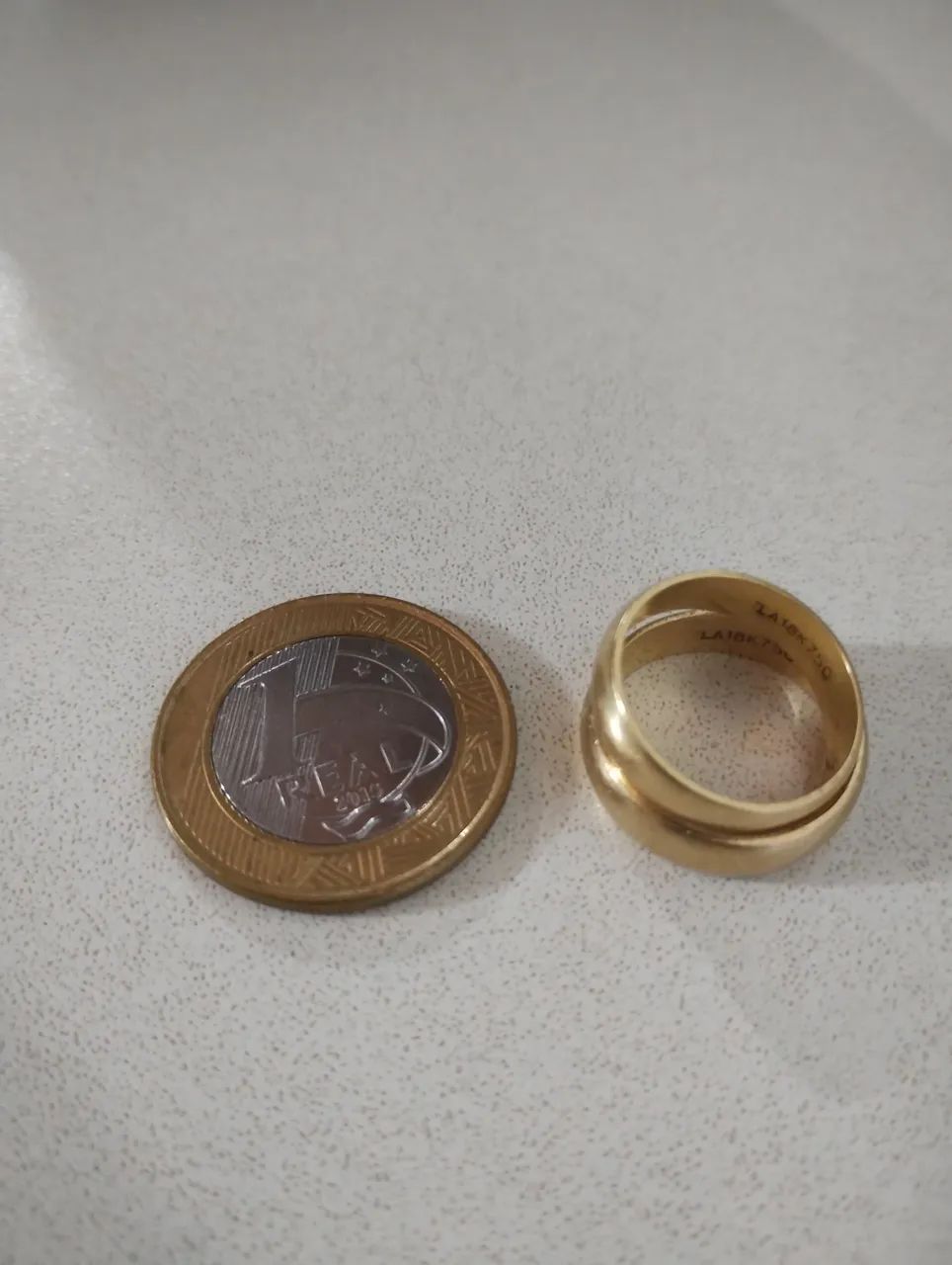 Par de Aliança ouro 18k - Foto 3