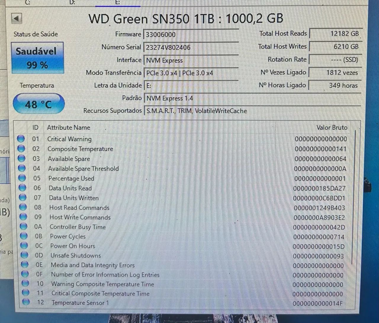 SSD NVMe WD 1TB - Foto 3